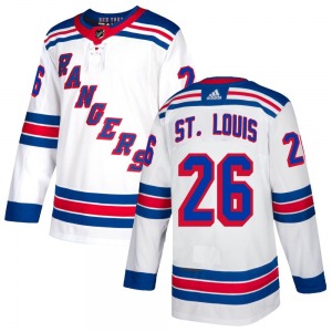 Martin St. Louis New York Rangers Adidas Youth Authentic Jersey (White)