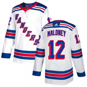 Don Maloney New York Rangers Adidas Youth Authentic Jersey (White)