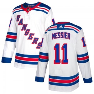 Mark Messier New York Rangers Adidas Youth Authentic Jersey (White)