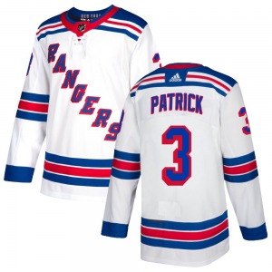 James Patrick New York Rangers Adidas Youth Authentic Jersey (White)