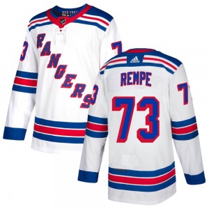 Matt Rempe New York Rangers Adidas Youth Authentic Jersey (White)