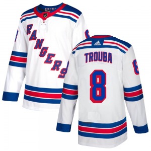 Jacob Trouba New York Rangers Adidas Youth Authentic Jersey (White)