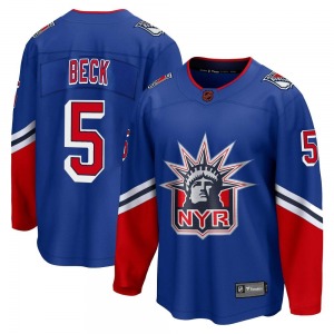 Barry Beck New York Rangers Fanatics Branded Youth Breakaway Special Edition 2.0 Jersey (Royal)