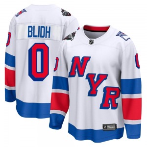 Anton Blidh New York Rangers Fanatics Branded Breakaway 2024 Stadium Series Jersey (White)