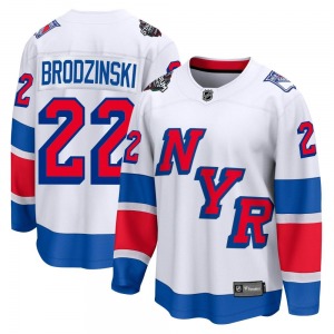 Jonny Brodzinski New York Rangers Fanatics Branded Breakaway 2024 Stadium Series Jersey (White)