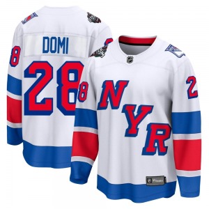 Tie Domi New York Rangers Fanatics Branded Breakaway 2024 Stadium Series Jersey (White)