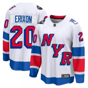 Jan Erixon New York Rangers Fanatics Branded Breakaway 2024 Stadium Series Jersey (White)