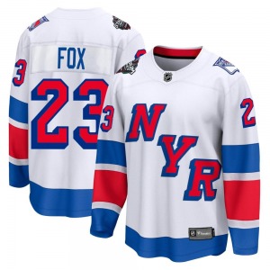 Adam Fox New York Rangers Fanatics Branded Breakaway 2024 Stadium Series Jersey (White)