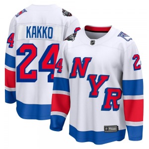 Kaapo Kakko New York Rangers Fanatics Branded Breakaway 2024 Stadium Series Jersey (White)
