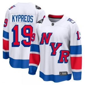 Nick Kypreos New York Rangers Fanatics Branded Breakaway 2024 Stadium Series Jersey (White)