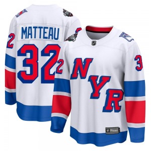 Stephane Matteau New York Rangers Fanatics Branded Breakaway 2024 Stadium Series Jersey (White)