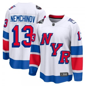 Sergei Nemchinov New York Rangers Fanatics Branded Breakaway 2024 Stadium Series Jersey (White)