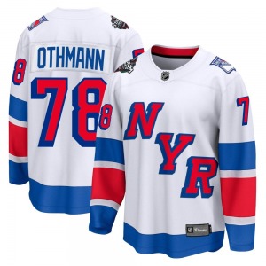 Brennan Othmann New York Rangers Fanatics Branded Breakaway 2024 Stadium Series Jersey (White)