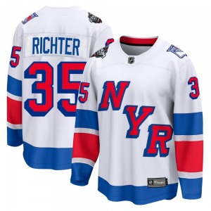 Mike Richter New York Rangers Fanatics Branded Breakaway 2024 Stadium Series Jersey (White)