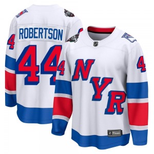 Matthew Robertson New York Rangers Fanatics Branded Breakaway 2024 Stadium Series Jersey (White)
