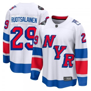 Reijo Ruotsalainen New York Rangers Fanatics Branded Breakaway 2024 Stadium Series Jersey (White)