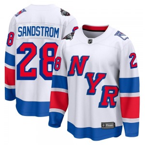 Tomas Sandstrom New York Rangers Fanatics Branded Breakaway 2024 Stadium Series Jersey (White)