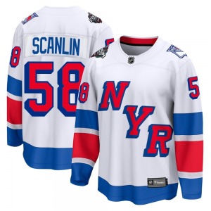 Brandon Scanlin New York Rangers Fanatics Branded Breakaway 2024 Stadium Series Jersey (White)