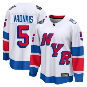 Carol Vadnais New York Rangers Fanatics Branded Breakaway 2024 Stadium Series Jersey (White)