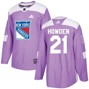 Brett Howden New York Rangers Adidas Youth Authentic Fights Cancer Practice Jersey (Purple)