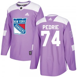 Vince Pedrie New York Rangers Adidas Youth Authentic Fights Cancer Practice Jersey (Purple)