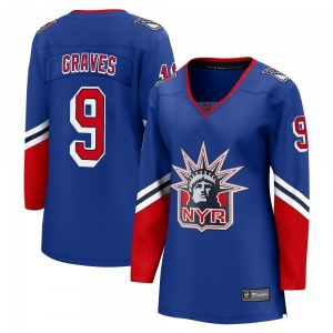 Adam Graves New York Rangers Fanatics Branded Women's Breakaway Special Edition 2.0 Jersey (Royal)