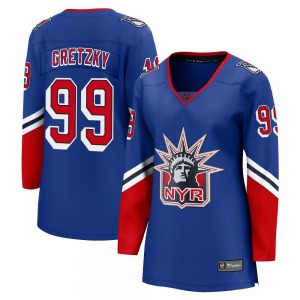 Wayne Gretzky New York Rangers Fanatics Branded Women's Breakaway Special Edition 2.0 Jersey (Royal)