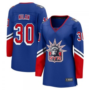 Chris Nilan New York Rangers Fanatics Branded Women's Breakaway Special Edition 2.0 Jersey (Royal)