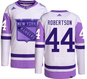 Matthew Robertson New York Rangers Adidas Youth Authentic Hockey Fights Cancer Jersey