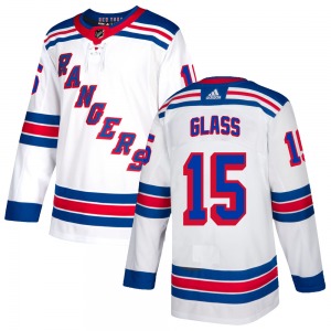 Tanner Glass New York Rangers Adidas Authentic Jersey (White)