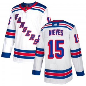 Boo Nieves New York Rangers Adidas Authentic Jersey (White)