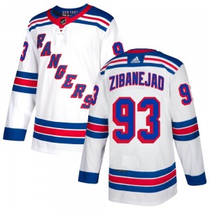 Mika Zibanejad New York Rangers Adidas Authentic Jersey (White)
