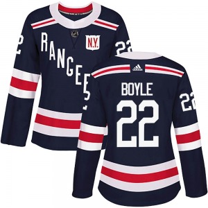 Dan Boyle New York Rangers Adidas Women's Authentic 2018 Winter Classic Home Jersey (Navy Blue)