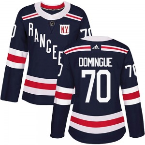 Louis Domingue New York Rangers Adidas Women's Authentic 2018 Winter Classic Home Jersey (Navy Blue)