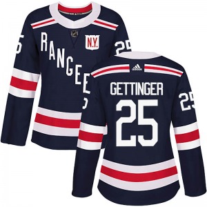 Tim Gettinger New York Rangers Adidas Women's Authentic 2018 Winter Classic Home Jersey (Navy Blue)