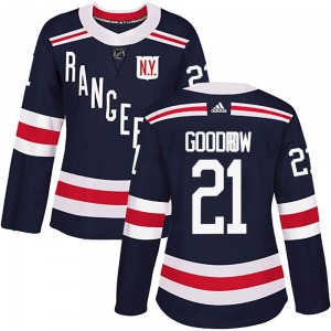 Barclay Goodrow New York Rangers Adidas Women's Authentic 2018 Winter Classic Home Jersey (Navy Blue)