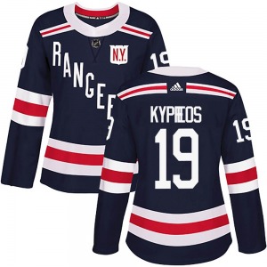 Nick Kypreos New York Rangers Adidas Women's Authentic 2018 Winter Classic Home Jersey (Navy Blue)