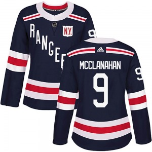 Rob Mcclanahan New York Rangers Adidas Women's Authentic 2018 Winter Classic Home Jersey (Navy Blue)