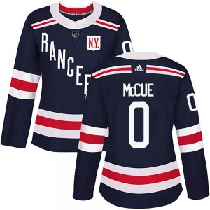 Max McCue New York Rangers Adidas Women's Authentic 2018 Winter Classic Home Jersey (Navy Blue)