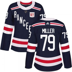 K'Andre Miller New York Rangers Adidas Women's Authentic 2018 Winter Classic Home Jersey (Navy Blue)