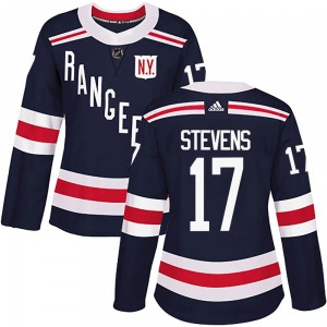 Kevin Stevens New York Rangers Adidas Women's Authentic 2018 Winter Classic Home Jersey (Navy Blue)