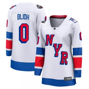 Anton Blidh New York Rangers Fanatics Branded Women's Breakaway 2024 Stadium Series Jersey (White)