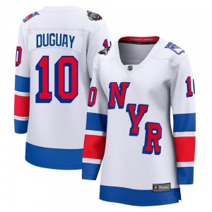 Ron Duguay New York Rangers Fanatics Branded Women's Breakaway 2024 Stadium Series Jersey (White)