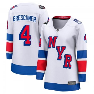 Ron Greschner New York Rangers Fanatics Branded Women's Breakaway 2024 Stadium Series Jersey (White)