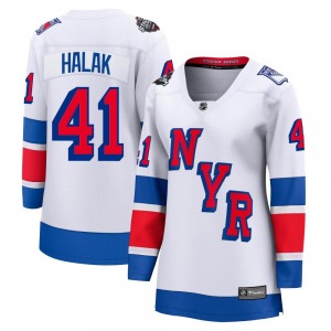 Jaroslav Halak New York Rangers Fanatics Branded Women's Breakaway 2024 Stadium Series Jersey (White)