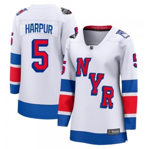Ben Harpur New York Rangers Fanatics Branded Women's Breakaway 2024 Stadium Series Jersey (White)