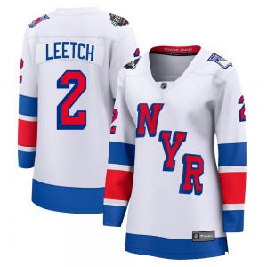 Brian Leetch New York Rangers Fanatics Branded Women's Breakaway 2024 Stadium Series Jersey (White)
