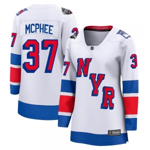 George Mcphee New York Rangers Fanatics Branded Women's Breakaway 2024 Stadium Series Jersey (White)