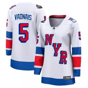 Carol Vadnais New York Rangers Fanatics Branded Women's Breakaway 2024 Stadium Series Jersey (White)