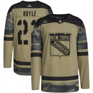 Dan Boyle New York Rangers Adidas Authentic Military Appreciation Practice Jersey (Camo)
